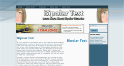 Desktop Screenshot of bipolartestnow.com